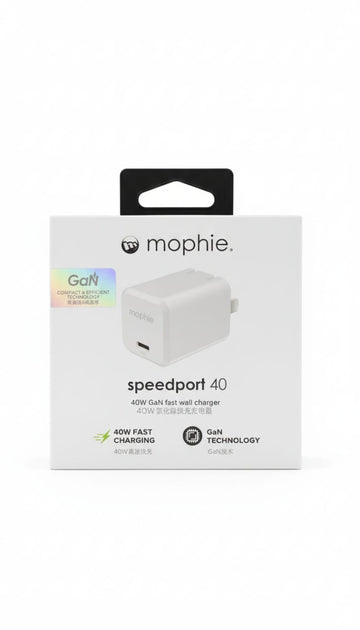 Mophie Speedport 40W Usb C Gan Fast Wall Charger