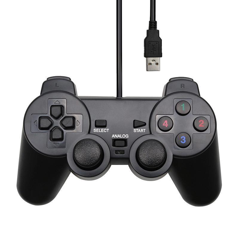 دراع ألعاب جيم باد عادي Gamepad Normal USB للكمبيوتر واللاب توب – PC Gaming Controllerالضمان لمدة سنة