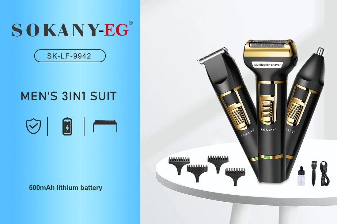 SOKANY SK-LF-9942 Hair Clipper 3 in 1