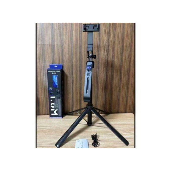 AI Smart Selfie Stick Tripod | عصا سيلفي وحامل جوال ثلاثي مع ريموت بلوتوث