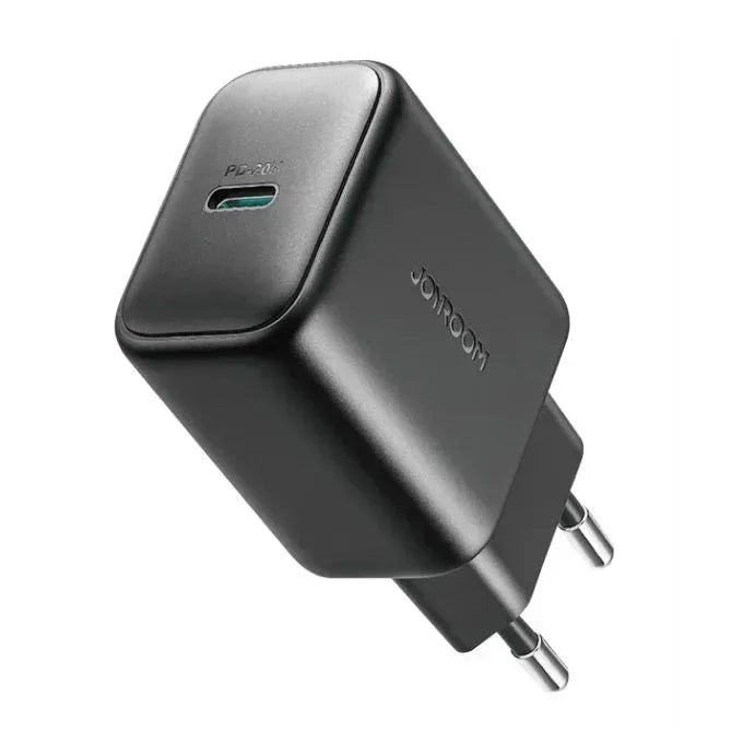 Mini Charger Joyroom Usb C 20W PD With Cable Usb C Lightning JR TCF02 Black