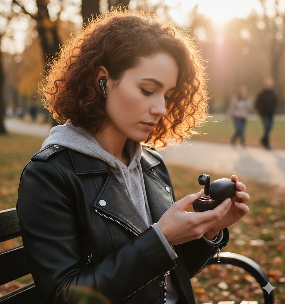 RECCI REP-W88 Bluetooth Earphones: ANC Noise Reduction