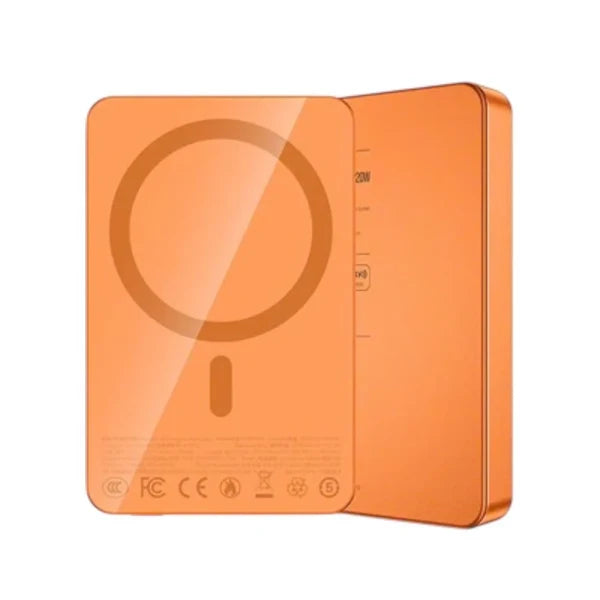 باور بنك RECCI RPB-W36 سعة 10000mAh شحن لاسلكي 15 واط مع شحن سريع PD 20 واط – تصميم