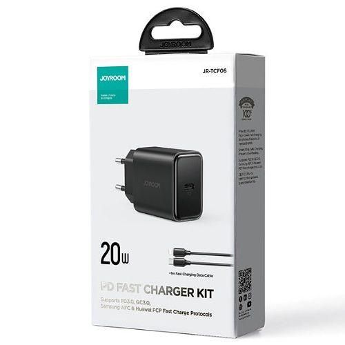 Joyroom JR TCF06 Flash Charger 20W PD Single Port Black