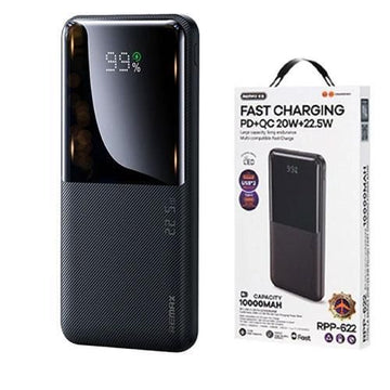 باور بانك HOCO R62 بسعة 10000mAh وشحن سريع PD + QC 22.5W ⚡🔋
