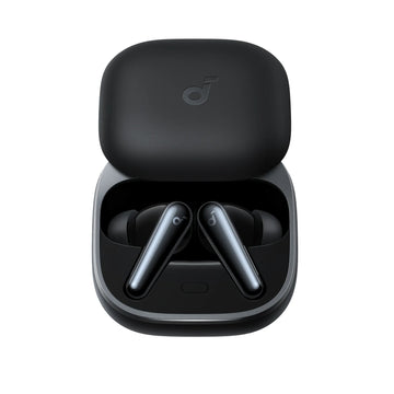 سماعات إيربودز Anker Soundcore Liberty 5 اللاسلكية بخاصية إلغاء الضوضاء، لون أسود A3957H11