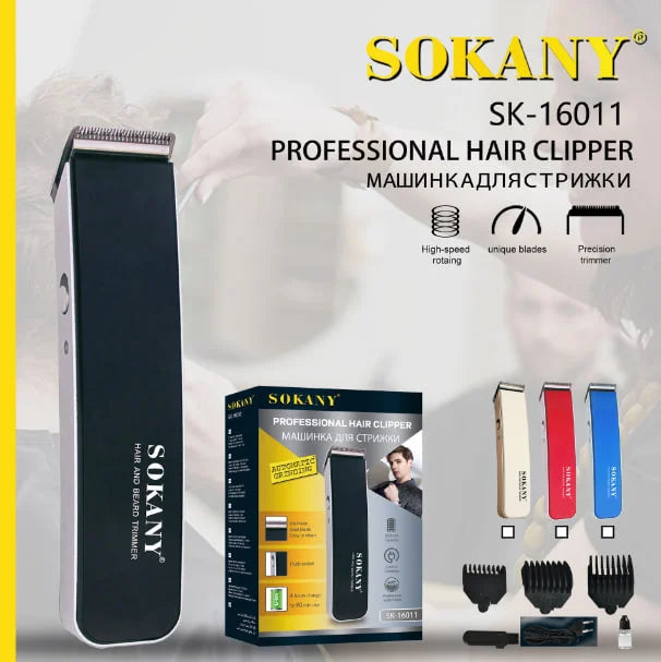 Sokany SK-16011 Hair & Beard Trimmer with 3 Combs