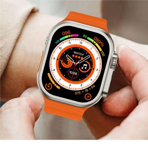Smart Watch (X9 Ultra 2) Smart Watch - Full-Screen Super AMOLED Display with Wireless Charging