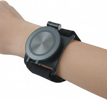 Magnetic wrist mount for phones or (S209B) small devices for sports or work car dashboard