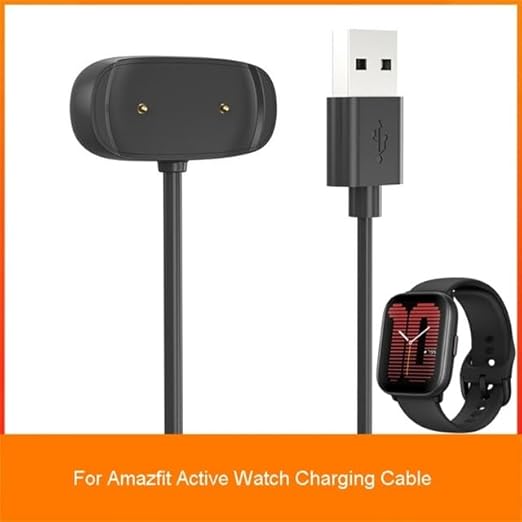 شاحن ساعة ذكي - متوافق مع Amazfit GTR 3 و GTS 3 و GTS 4، كابل شحن مغناطيسي سريع وآمن