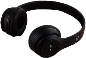 Wireless Bluetooth Headset Music P47-Black, Wired Headphones Headset