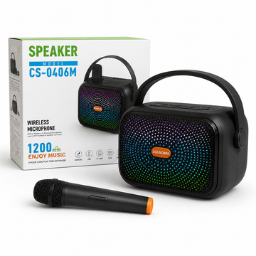 CS-0406M Portable Speaker – صب بلوتوث محمول مع مايك لاسلكي