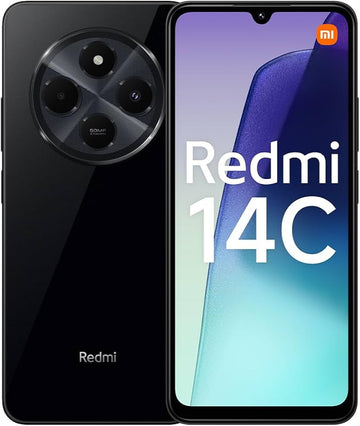 Xiaomi Redmi 14C, ذاكرة وصول عشوائي (RAM) سعة 8 جيجابايت + سعة تخزين 256 جيجابايت، كاميرا خلفية مزدوجة 50+0.08 ميجابكسل / كاميرا أمامية 13 ميجابكسل بطارية 5160 مللي أمبير