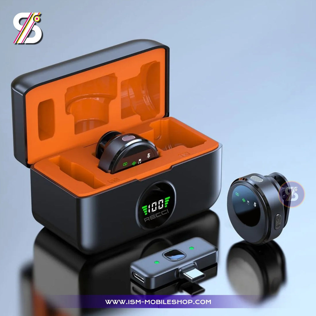 ميكروفون لافالير لاسلكي Recci ENC طراز RA39