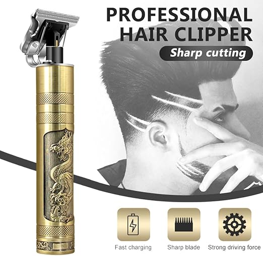 Sokany SK-LF-9967 Rechargeable Hair & Beard Trimmer – Gold Design