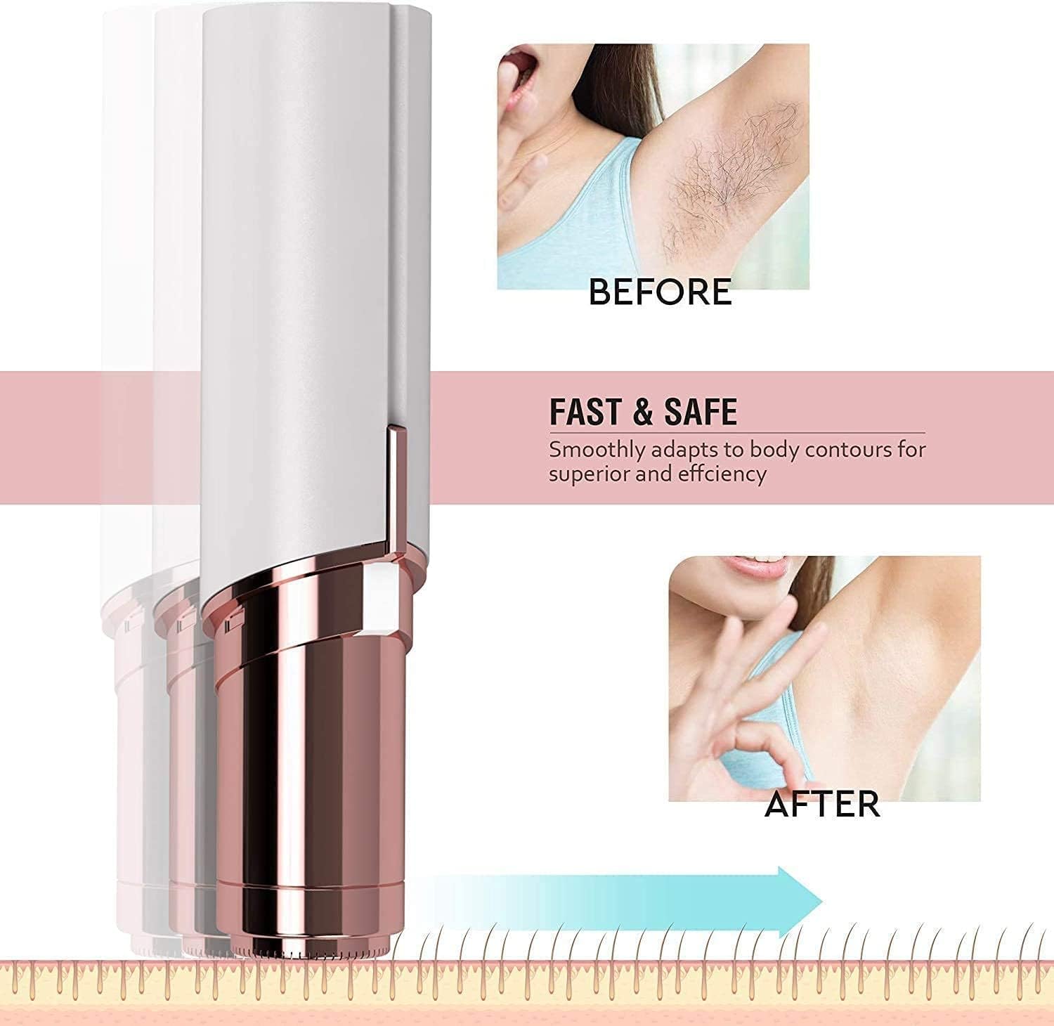 Flawless XL-1004 Facial Hair Remover for Women, Trimmer for Chin, Cheek, Eyebrows, and Upper Lips