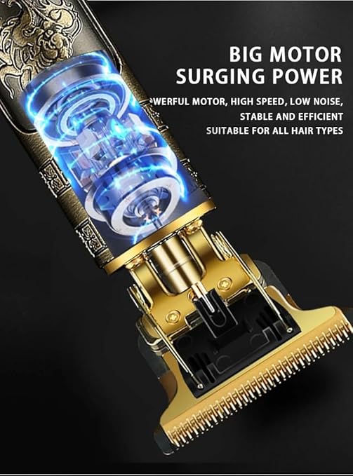 kemei KM-T9 LED Display Shaver Hair with USB Charging