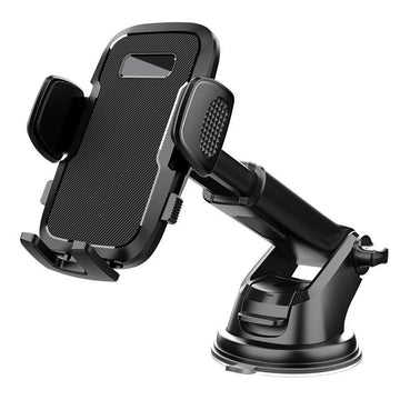 هولدر موبايل للسيارة 1001 للتابلوه والزجاج بقاعدة شفط ودوران 360 درجة – Car Phone Holder