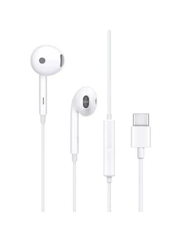 سماعة إيربودز أصلية Oppo سلكية تايب سي مع ميكروفون مدمج