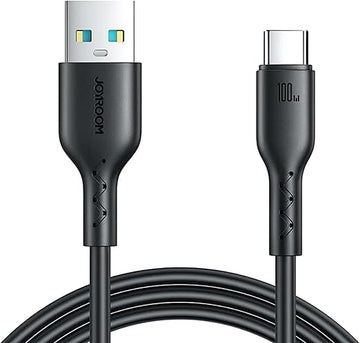 كيبل بيانات الشحن السريع Joyroom SA26 AC6 Flash Charge Series 100W USB-A إلى Type-C بطول 1 متر