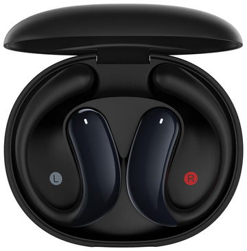 Infinix ZLOOP 4 (XEO4G) Headphones - Black, Bluetooth V6.0, Open Ear Headphones, Clear Calls, Ultra Slim Design, USB-C Port, Long Battery Life up to 25 Hours, Wireless Headphones, IP54 Waterproof, 45/400mAh Battery. Black
