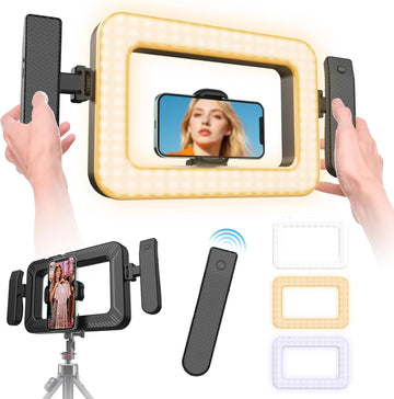 حامل تصوير فيديو مع شاشة عاكسة للنصوص (Teleprompter) للجوال