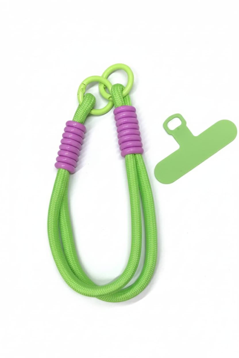 Mobile phone chain with adjustable cord and durable silicone - extra hands-free protection suitable for walking and travel