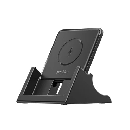 DS15 15W Qi Fast Wireless Desktop Charger Stand Universal Wireless Charger Phone Holder