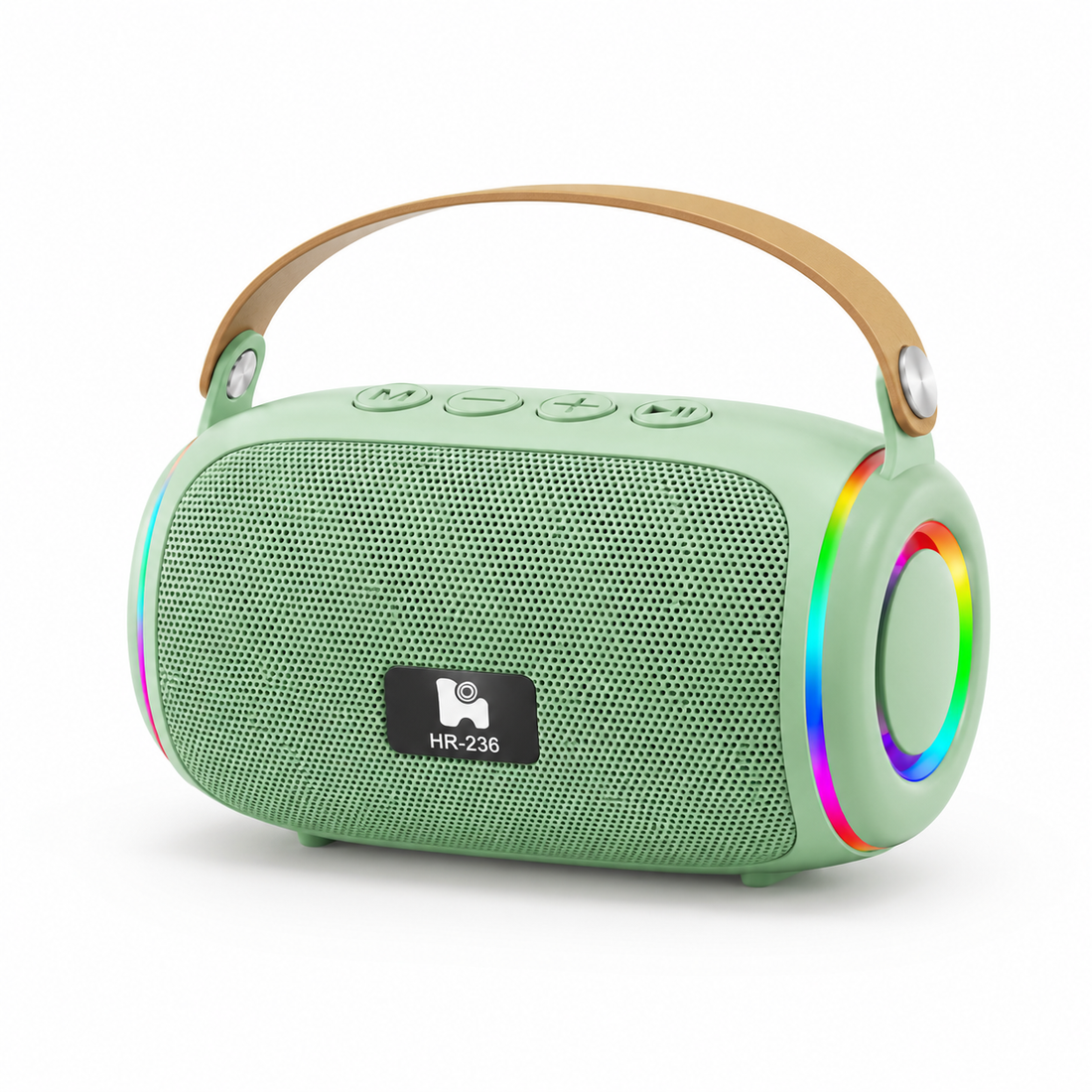 HURRYLEE HR-236 سماعة بلوتوث محمولة 5W بإضاءة RGB