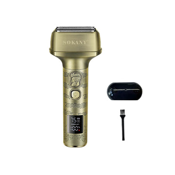 ✂️ SOKANY SK-16074 – ماكينة حلاقة وتشذيب كهربائية ديجيتال احترافية | Gold