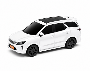 CAR12 " لون ابيض " Portable Car Shape Bluetooth Speaker Super Bass 10W Wireless Speaker with USB Port TF Card SD Support 1200mAh Battery 2-5 Hours Playtime for Music Travel and Home Use