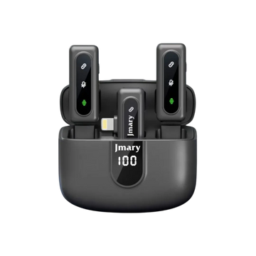 Jmary MW-17 2.4G Wireless Microphone is a plug-and-play clip-on lavalier microphone system designed for mobile devices
