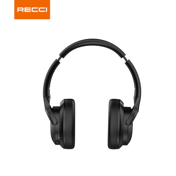 Recci REP W59 ANC Wireless Headset BT V5 3 Black سماعة لاسلكية وايرليس