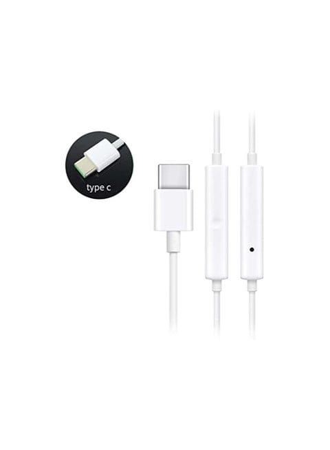 Original oppo Wired Earphone Type-C with Microphone Built-in Earphone
