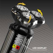 Sokany SK-16067 Electric Shaver Hair 1200ma 3-Head Smart Flex