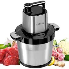 Sokany SK-7088A Stainless Steel Chopper Maker, 8 Liters, 1800 Watts