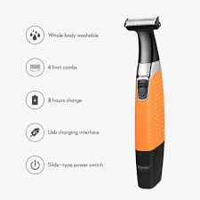 Kemei KM-1910 Men's Hair Clipper, Waterproof and Rechargeable