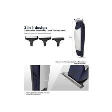 Kemei KM-5021 (3In1) Rechargeable Trimmer & Clipper