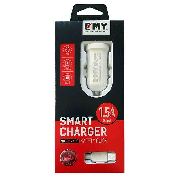 Emy car charger with Micro cable MY-10