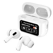 Earbuds A9 Pro ANC/ENC Double Dark Noise Reduction Touch Control Wireless With Smart Displa