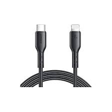 كابل شحن USB-C إلى USB-C شحن سريع 1 متر 30 واط أسود