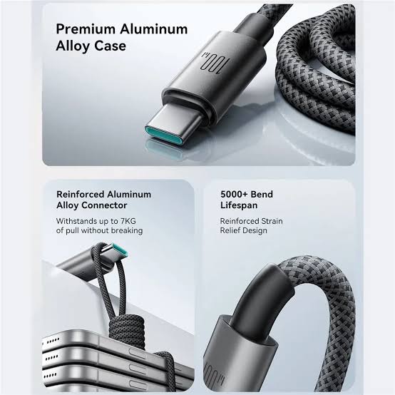 كابل شحن JOYROOM S-A65 مغناطيسي قابل للطي والشحن السريع Type-C إلى Lightning بطول 1.2 متر ⚡