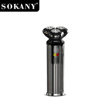 ماكينة حلاقة كهربائية Sokany SK 16067 سعة 1200 مللي أمبير 3 رؤوس مرنة ذكية