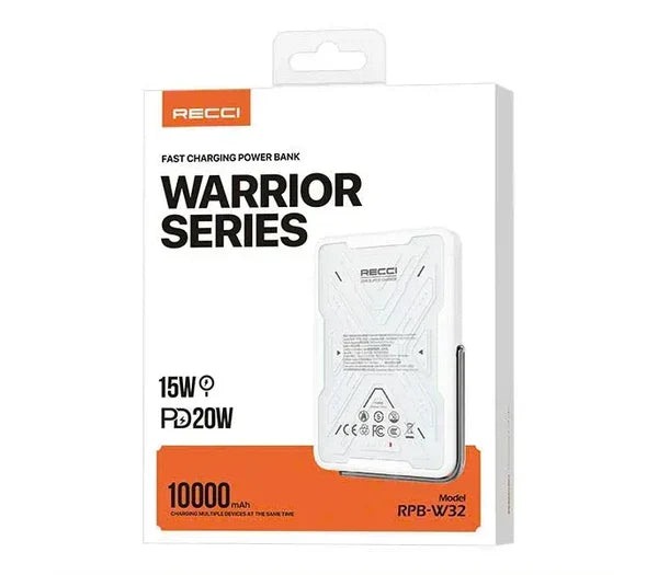 Recci Warrior Series Power Bank 10000mah RPB W32